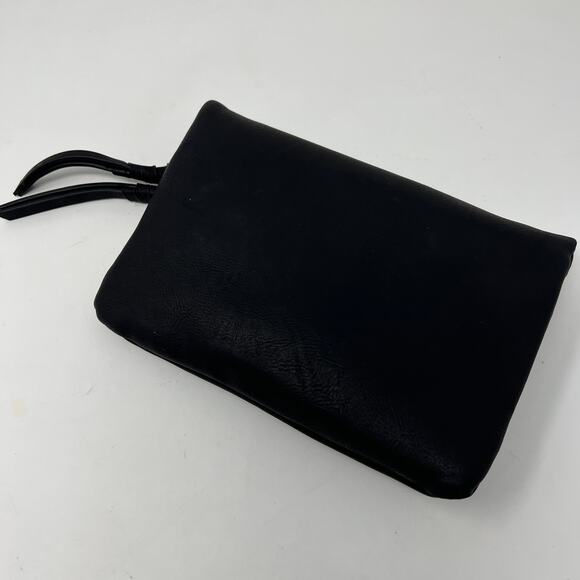 Street Level Crossbody Convertible Flap and Zip Top Bag Black Gold - Picture 3 of 5